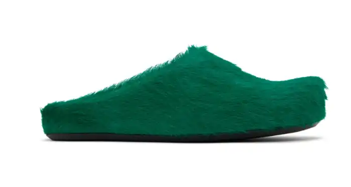 Rep Fussbet Sabot calf-hair slippers