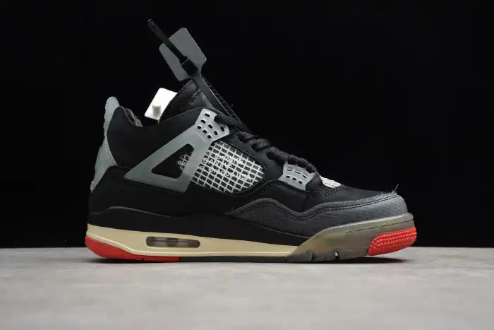 Rep Off White x Air Jordan 4 Retro Bred CV9388-001