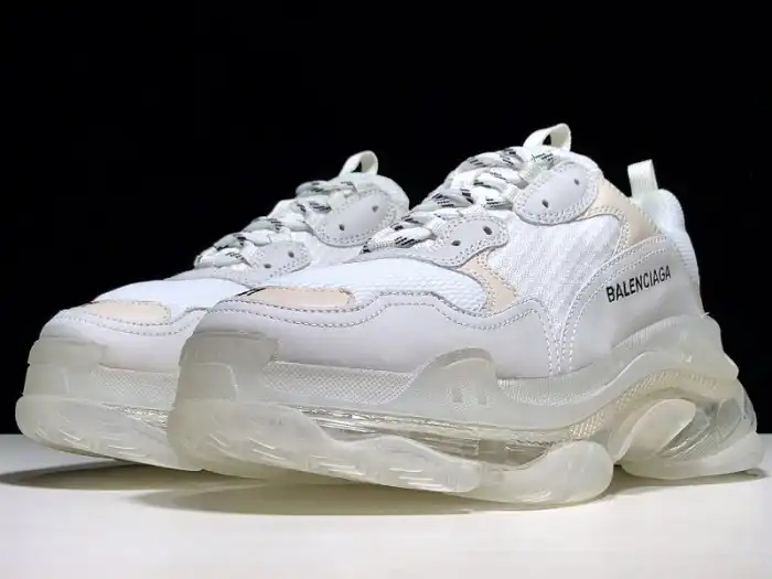 Rep BLCG Triple S Clear Sole White 541624 W09E1 9000