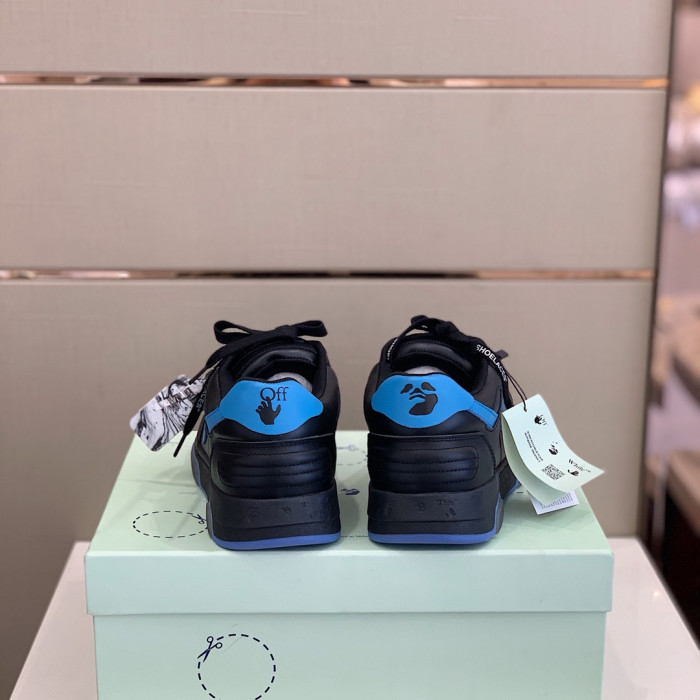 Onekick OFF WHITETM C O VIRGIL ABLOH OUT OF OFFICE LOW-TOP LEATHER SNEAKERS "OOO"