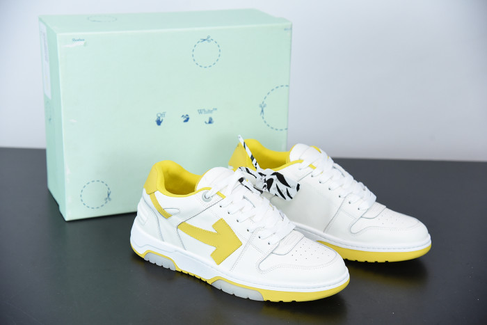 OFF WHITETM C O VIRGIL ABLOH OUT OF OFFICE LOW-TOP LEATHER SNEAKERS "OOO"