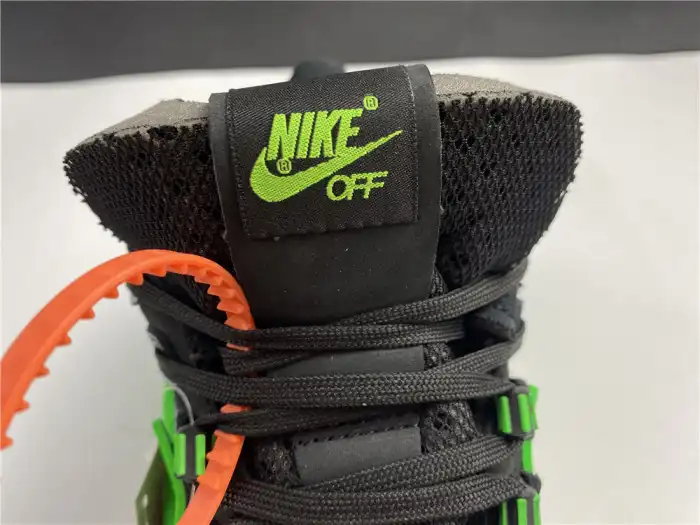 Rep OFF WHITE NIKE AIR RUBBER DUNK GREEN STRIKE