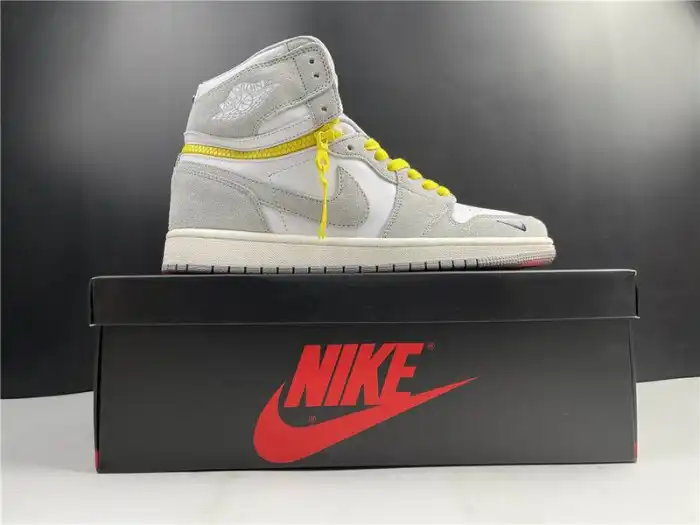 Cheap Air Jordan 1 High Switch Light Smoke CW6576-100