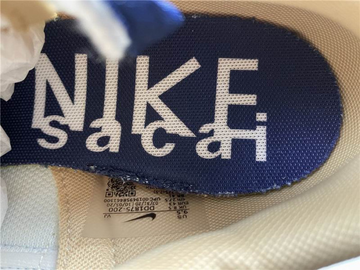 Onekick Nike Vaporwaffle sacai Sesame Blue Void DD1875-200