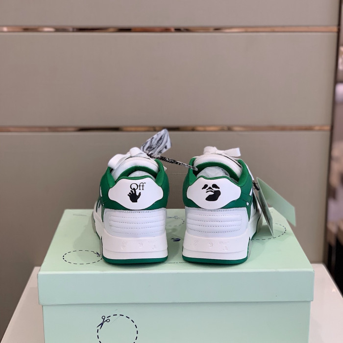 Onekick OFF WHITETM C O VIRGIL ABLOH OUT OF OFFICE LOW-TOP LEATHER SNEAKERS "OOO"