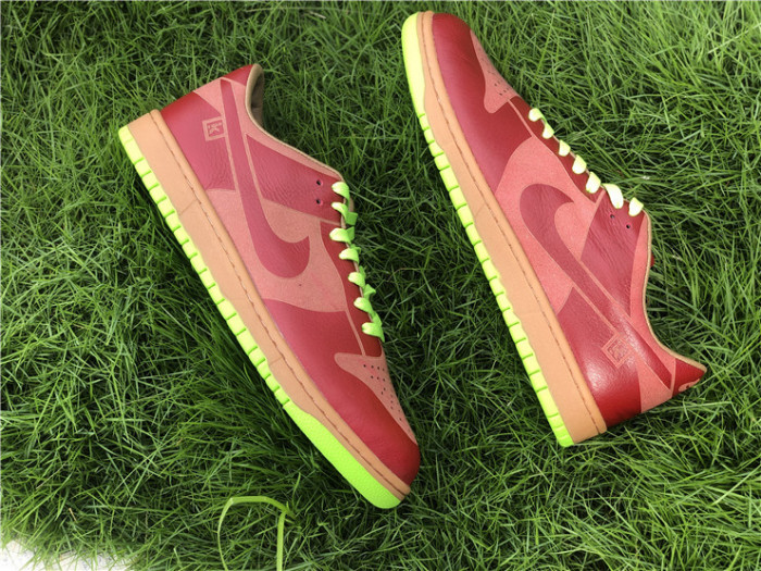 Nike Dunk Low 1-Piece Laser Varsity Red Chartreuse 311611-661