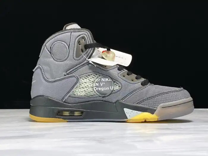 Rep Off-White x Air Jordan 5 Black CT8480-001