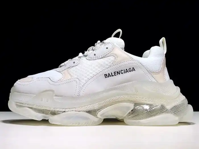 Rep BLCG Triple S Clear Sole White 541624 W09E1 9000