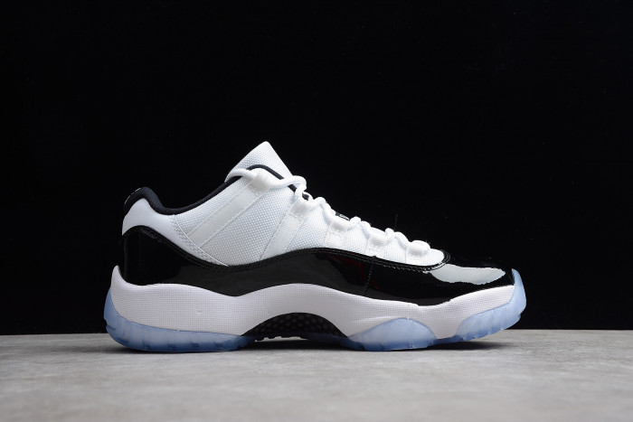 Air Jordan 11 Retro Low "Concord" Black  White mens 528895-153