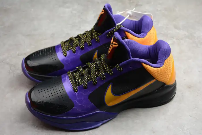 Cheap NIKE ZOOM KOBE 5 X 'LAKERS' 386430 071