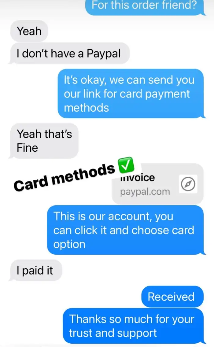 Rep CARD PAYMENT