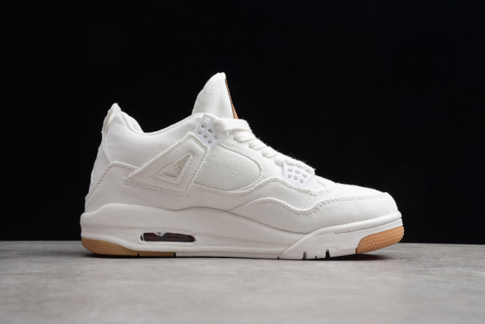 Levi's x Air Jordan 4 'White' AO2571-100