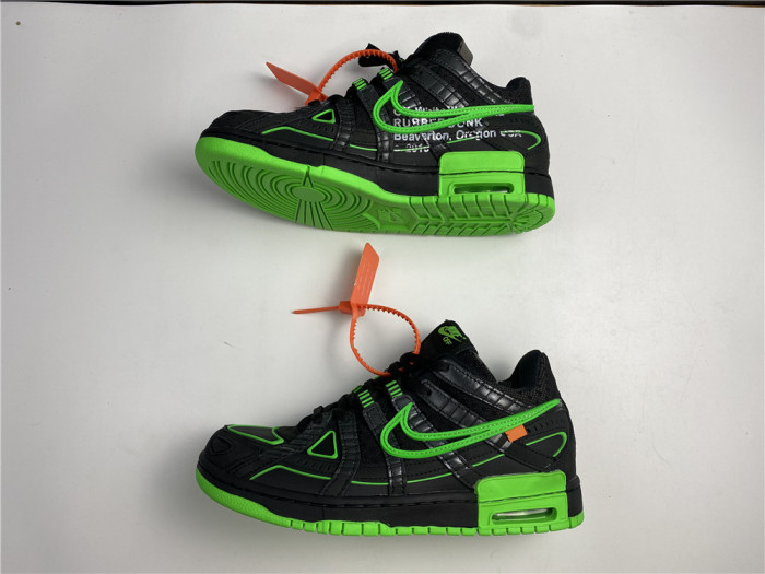 OFF WHITE NIKE AIR RUBBER DUNK GREEN STRIKE" CU6015-001