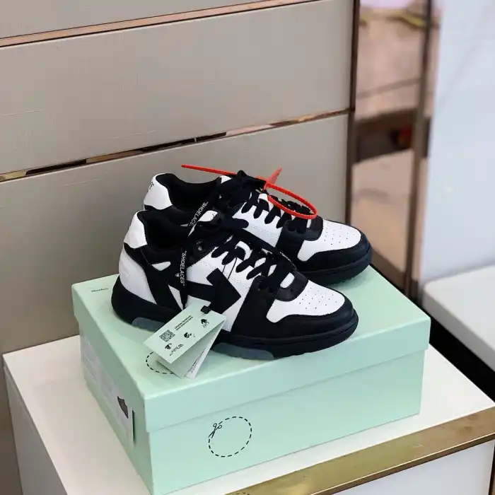 OFF WHITETM C O VIRGIL ABLOH OUT OF OFFICE LOW-TOP LEATHER SNEAKERS 