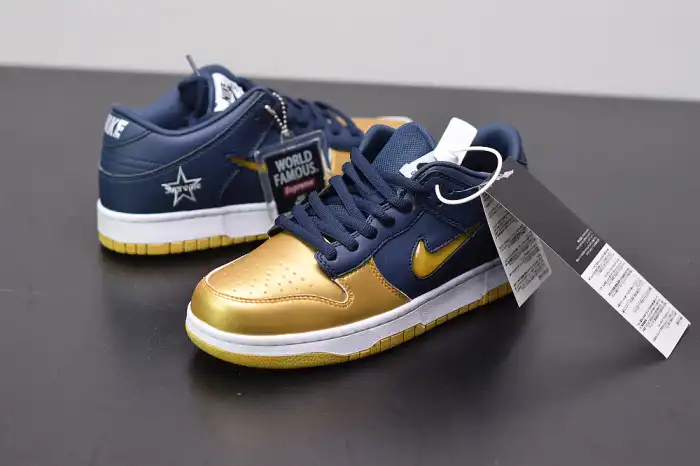 Cheap Nike SB Dunk Low Jewel Swoosh Gold CK3480-700