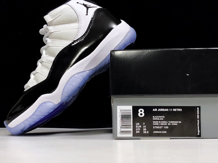 2018 Air Jordan 11 Retro "Concord" 378037-100