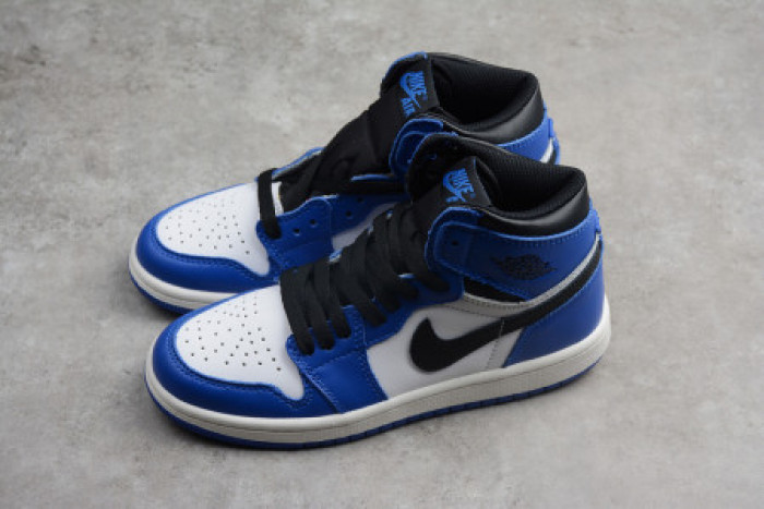 KIDS AIR JORDAN 1 RETRO HIGH OG 'GAME ROYAL' 555088 403