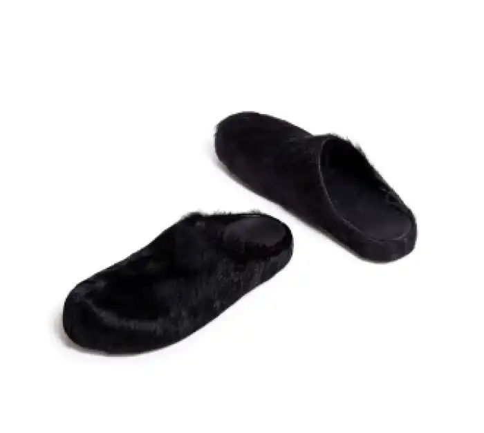 Cheap Fussbet Sabot calf-hair slippers