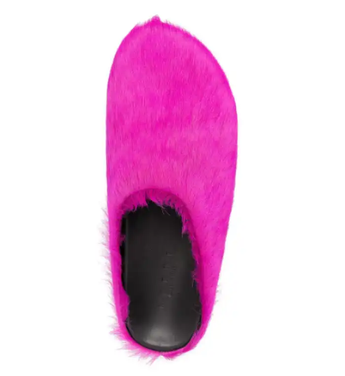 Fussbet Sabot calf-hair slippers