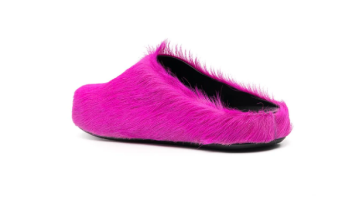 Onekick Fussbet Sabot calf-hair slippers