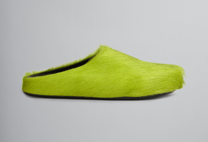 Onekick Fussbet Sabot calf-hair slippers