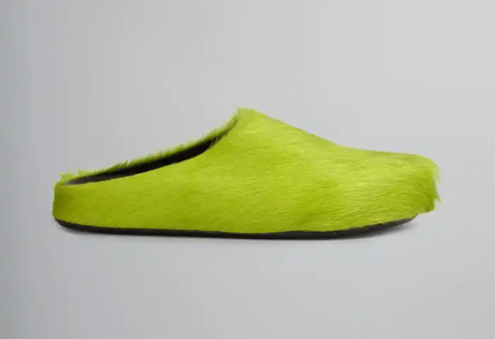 Fussbet Sabot calf-hair slippers