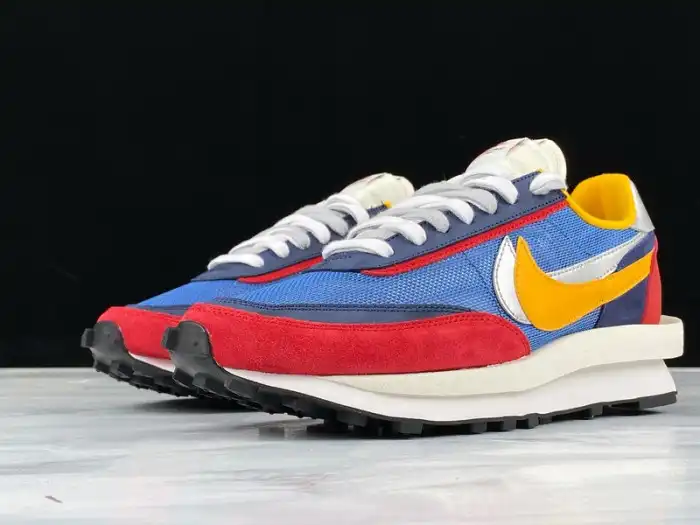 Cheap Sacai x Nike LDWaffle Trainer Varsity Blue Varsity Red BV0073-400