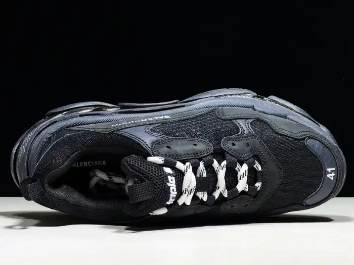 BLCG Wmns Triple S Trainer 'Black Clear Sole' 544351 W09O1 1000