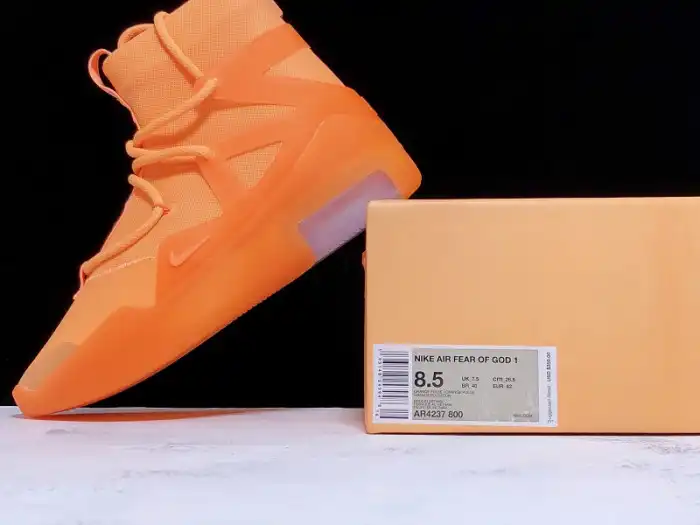 Nike Air Fear Of God 1 Orange Pulse AR4237-800