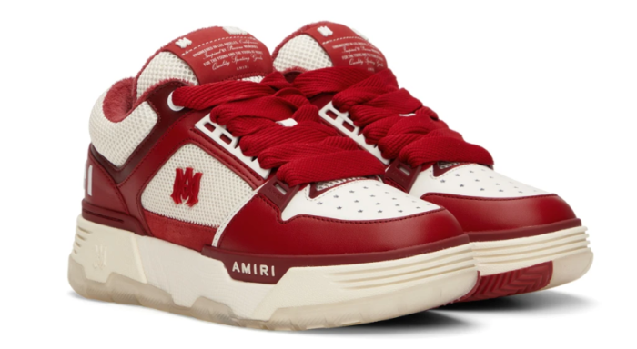 Onekick AMIRI White & Red MA-1 Sneakers