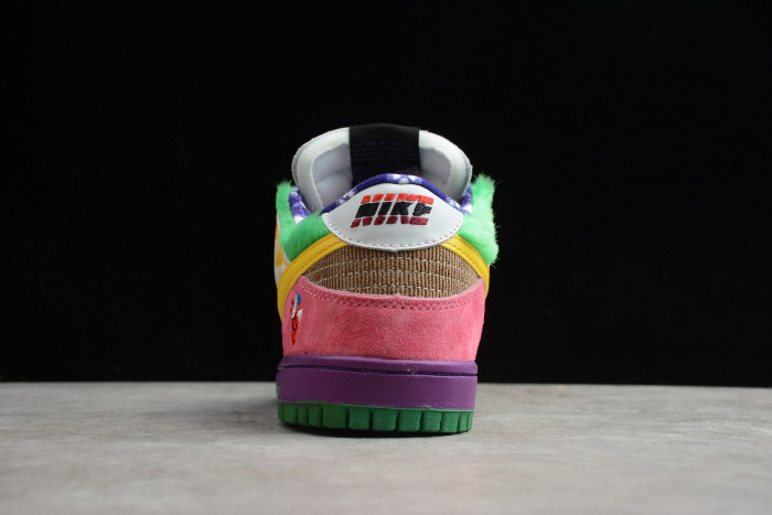 Nike SB Dunk Low Pro IW Purple Yellow-Violet-Pink 318403-137