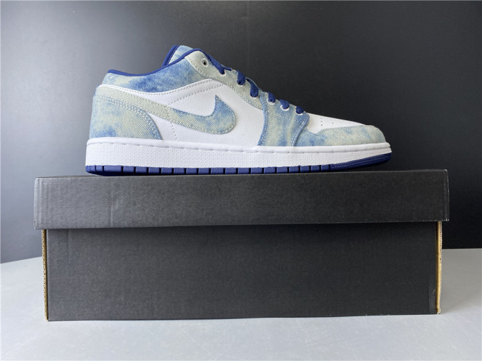 Air Jordan 1 Low Washed Denim CZ8455-100