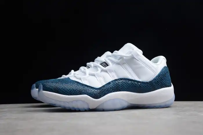 Rep Onekick Air Jordan 11 Low Navy Blue Snakeskin CD6846-102