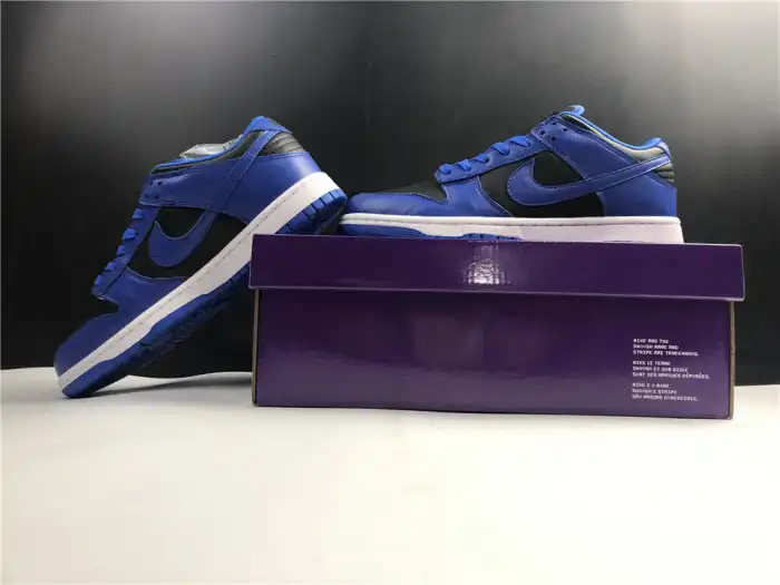 Rep Nike Dunk Low Retro Black Hyper Cobalt (2021) DD1391-001