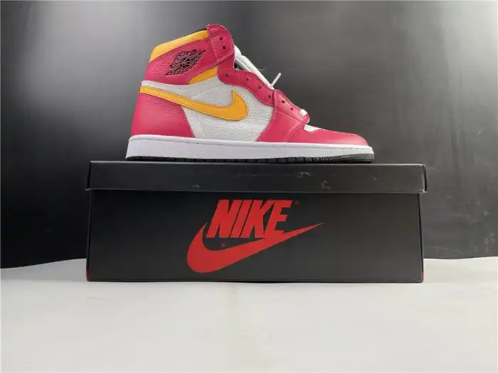 Cheap Air Jordan 1 High OGLight Fusion Red 555088-603