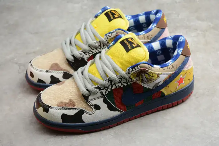 Rep NIKE DUCK LOW PRO WHITE RED YELLOW 318403-175