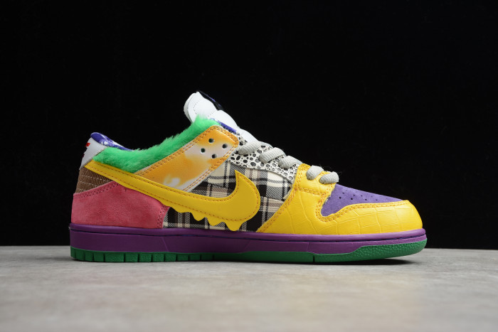 Nike SB Dunk Low Pro IW Purple Yellow-Violet-Pink 318403-137