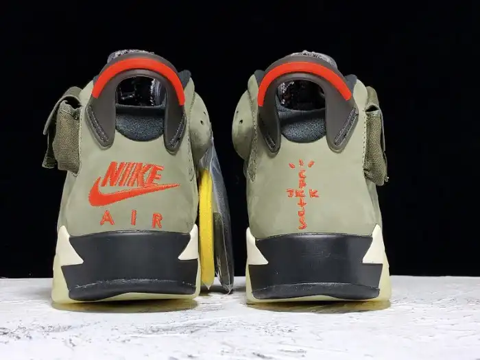 Rep Travis Scott x Air Jordan 6 Medium Olive CN1084-200