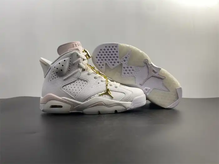 Cheap Air Jordan 6 Retro Gold Hoops (W) DH9696-100