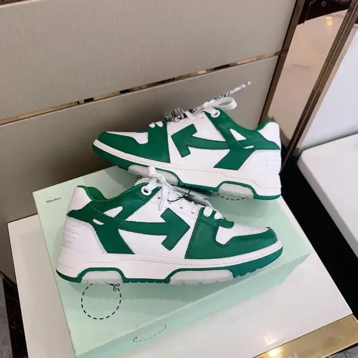 Rep OFF WHITETM C O VIRGIL ABLOH OUT OF OFFICE LOW-TOP LEATHER SNEAKERS 