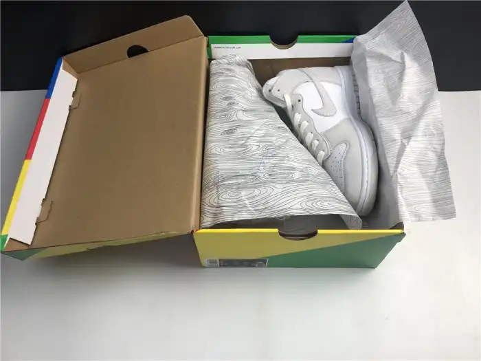 Cheap Nike Dunk High Retro White Vast Grey (2021) DD1399-100