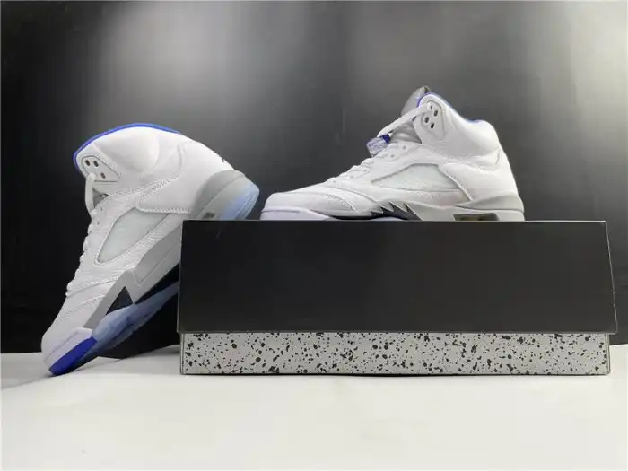 Chep Onekick Air Jordan 5 Retro White Stealth (2021) DD0587-140