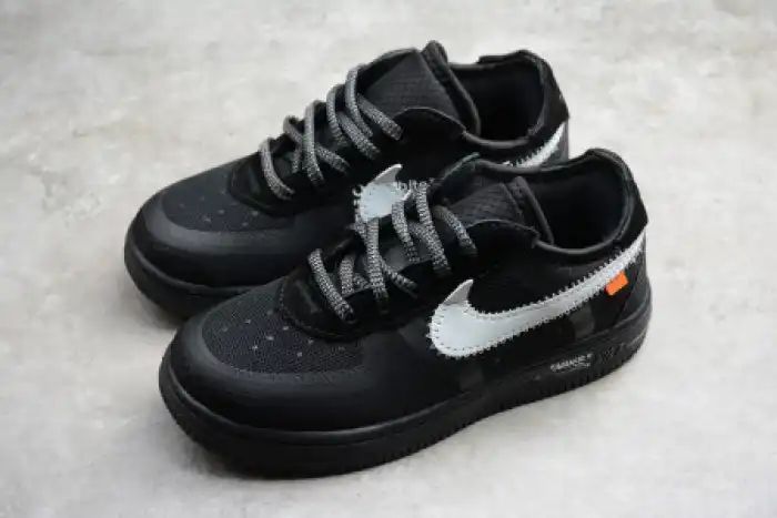 Rep AIR FORCE 1 LOW OFF-WHITE BLACK (TD) BV0853-001