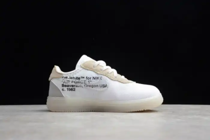 NIKE AIR FORCE 1 LOW OFF-WHITE WHITE(TD) BV0853-100