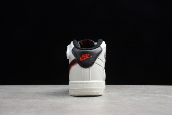 Onekick KIDS NIKE AIR FORCE 1 MID 07 WHITE BLACK RED 314197-101