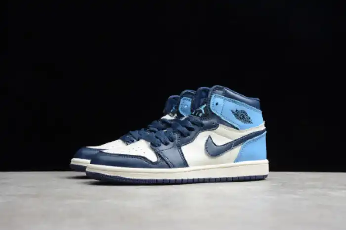 Rep KIDS AIR JORDAN 1 OBSIDIAN UNIVERSITY BLUE (555088-140)