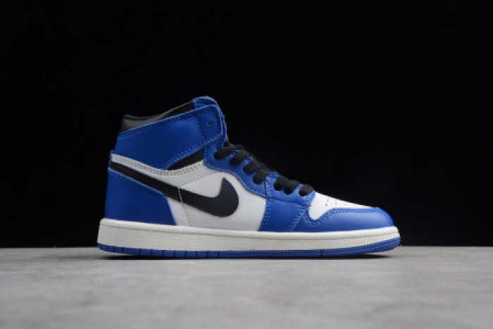 KIDS AIR JORDAN 1 RETRO HIGH OG 'GAME ROYAL' 555088 403