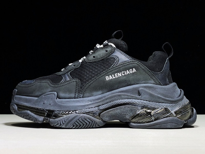 Onekick BLCG Wmns Triple S Trainer 'Black Clear Sole' 544351 W09O1 1000