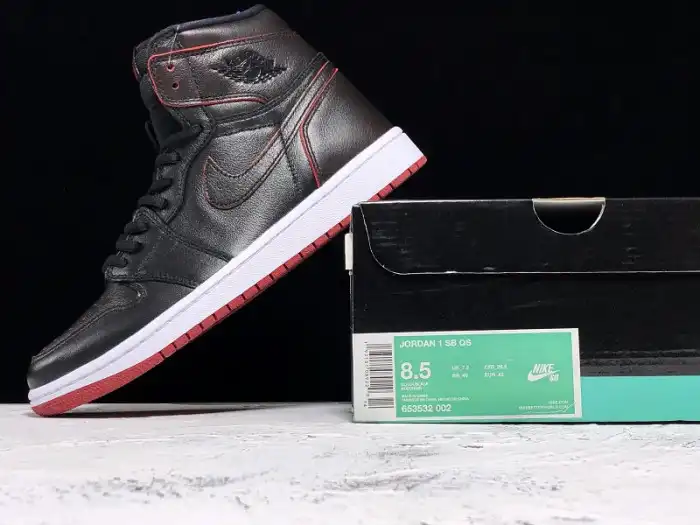 Rep Air Jordan 1 SB Lance Mountain Black - 653532-002