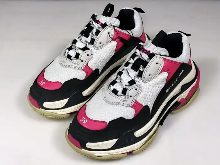 Cheap BLCG Triple S Neon Pink 2019 524039 W09O6 5671